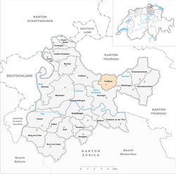Karte Gemeinde Truttikon 2013